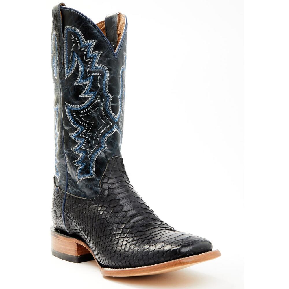 NEW‎ Cody James Black Python Western Boots Square Toe Exotic Cowboy Rodeo 9D